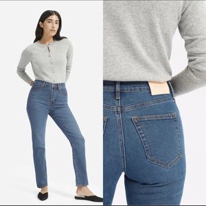 Everlane Button Fly High-Rise Cigarette Jean